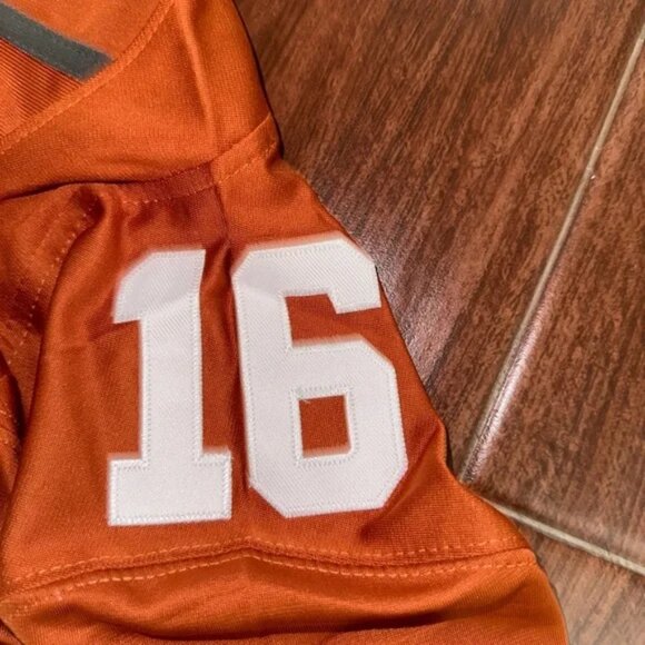 Mens Youths Optional Item For Arch Manning Stitched Orange Jersey Vapor - Picture 7 of 9